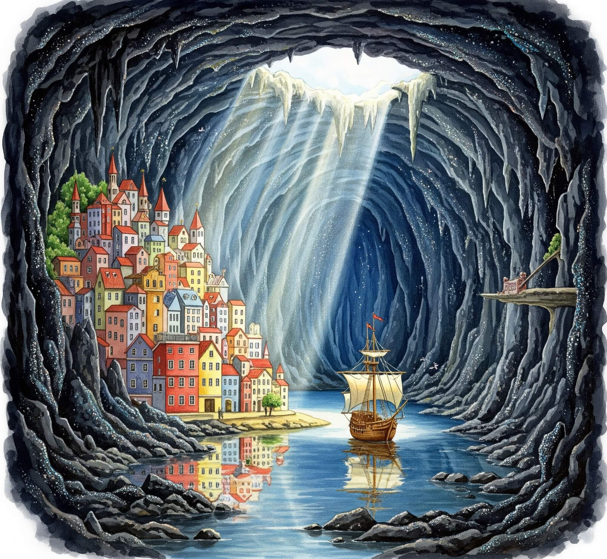 Momó és a manók kincs e-könyv hajója a barlangban