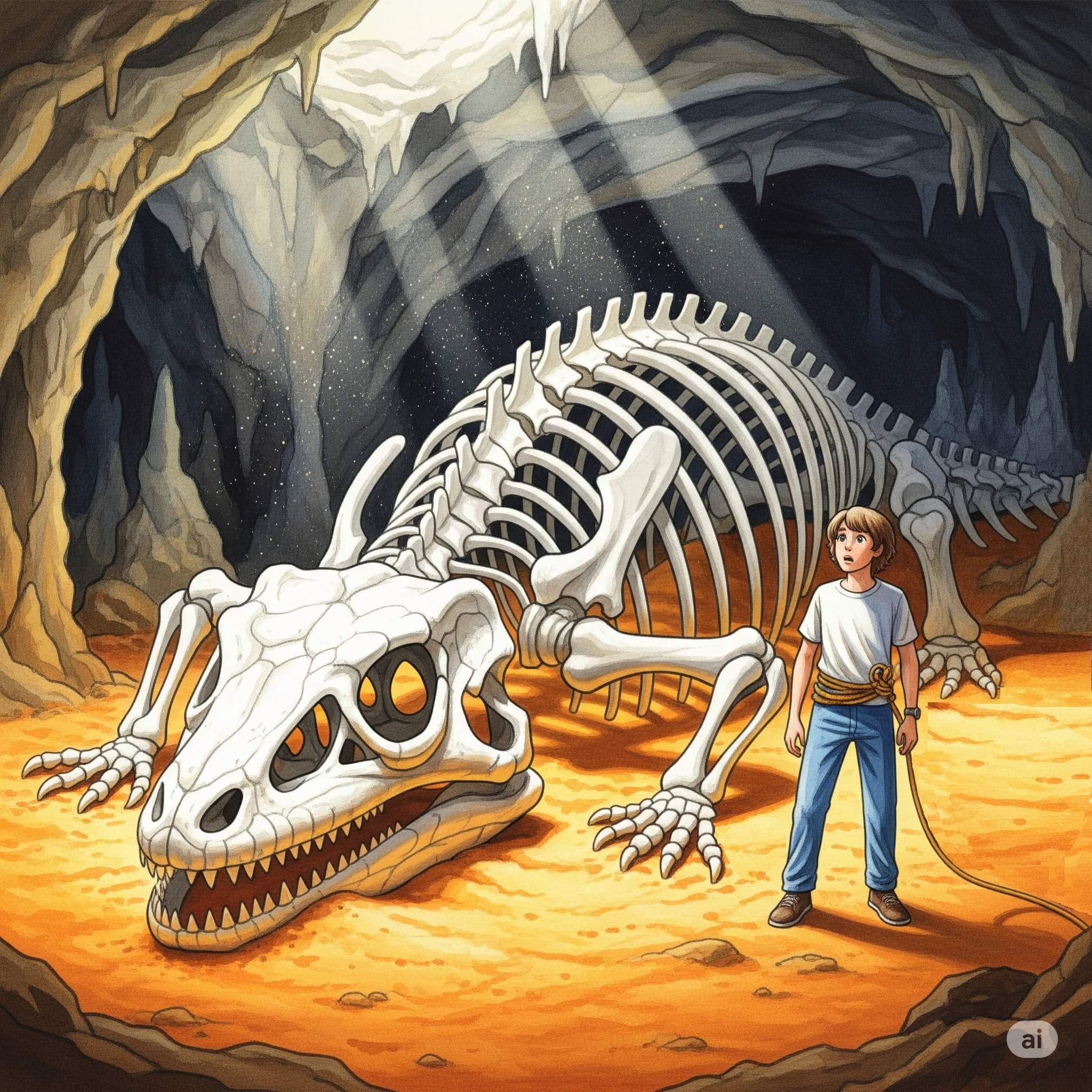 Momó és a manók kincse e-könyv gyík csontváz