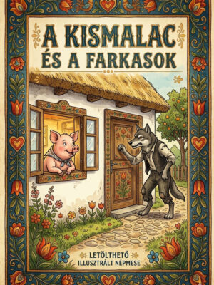 A kismalac és a farkasok - letölthető illusztrált népmese -borítókép