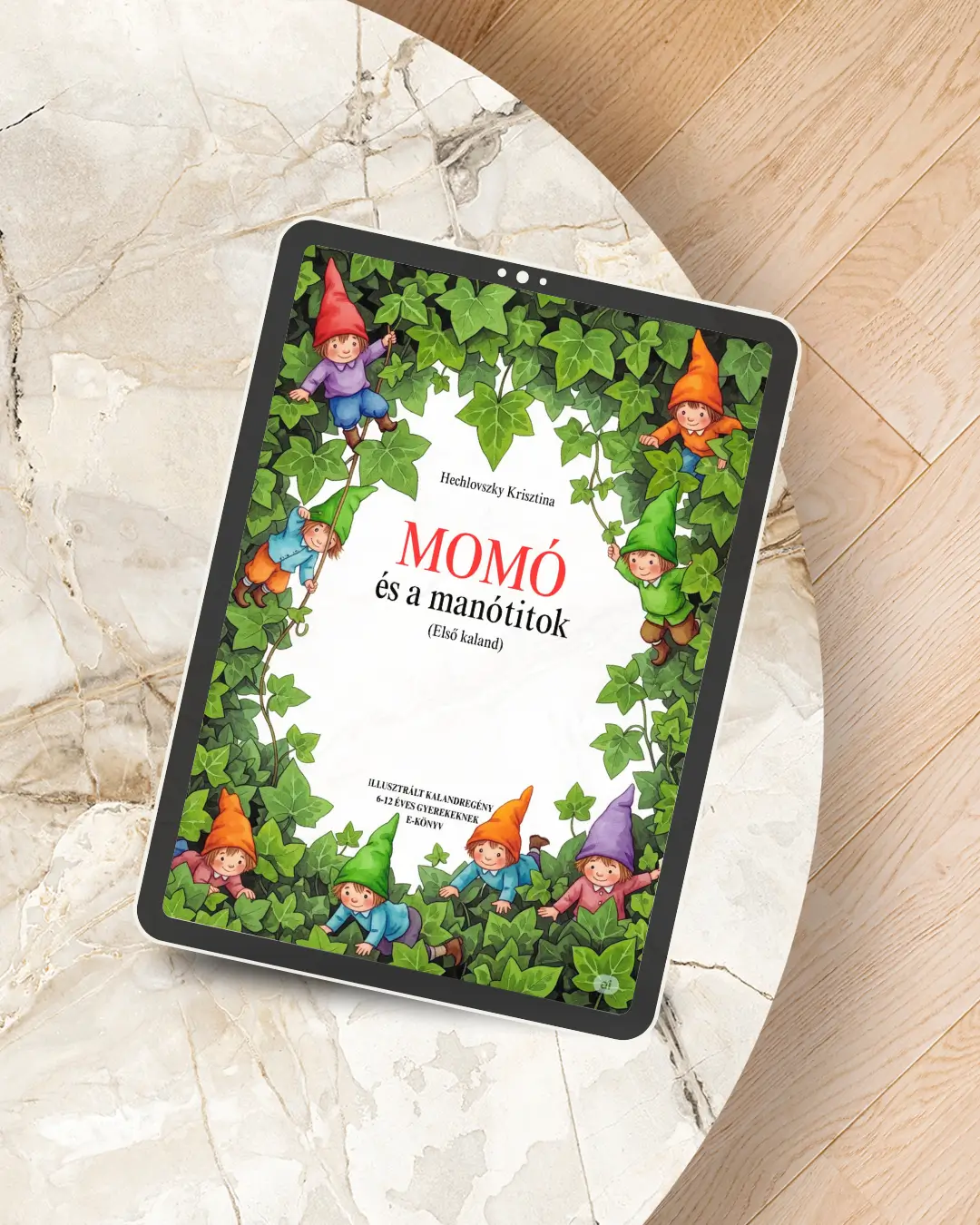 Momó és a manótitok kalandregény e-könyv gyerekeknek tableten - Momó Stúdió